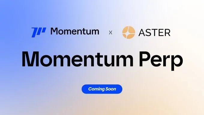 Momentum lanza Perp-DEX en SUI en colaboración con Aster