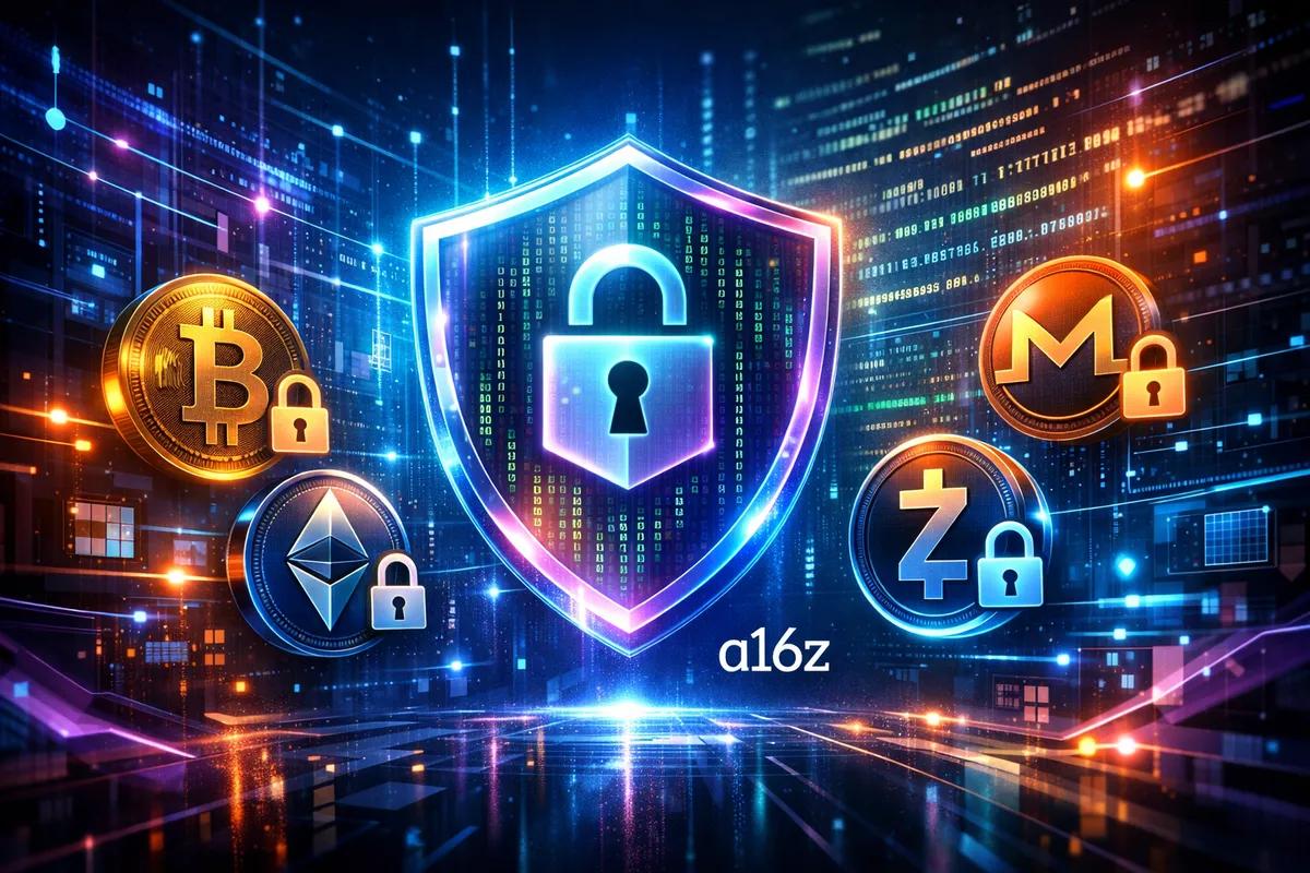La privacidad como principal tendencia de las criptodivisas en 2026: predicciones de Andreessen Horowitz y últimos avances