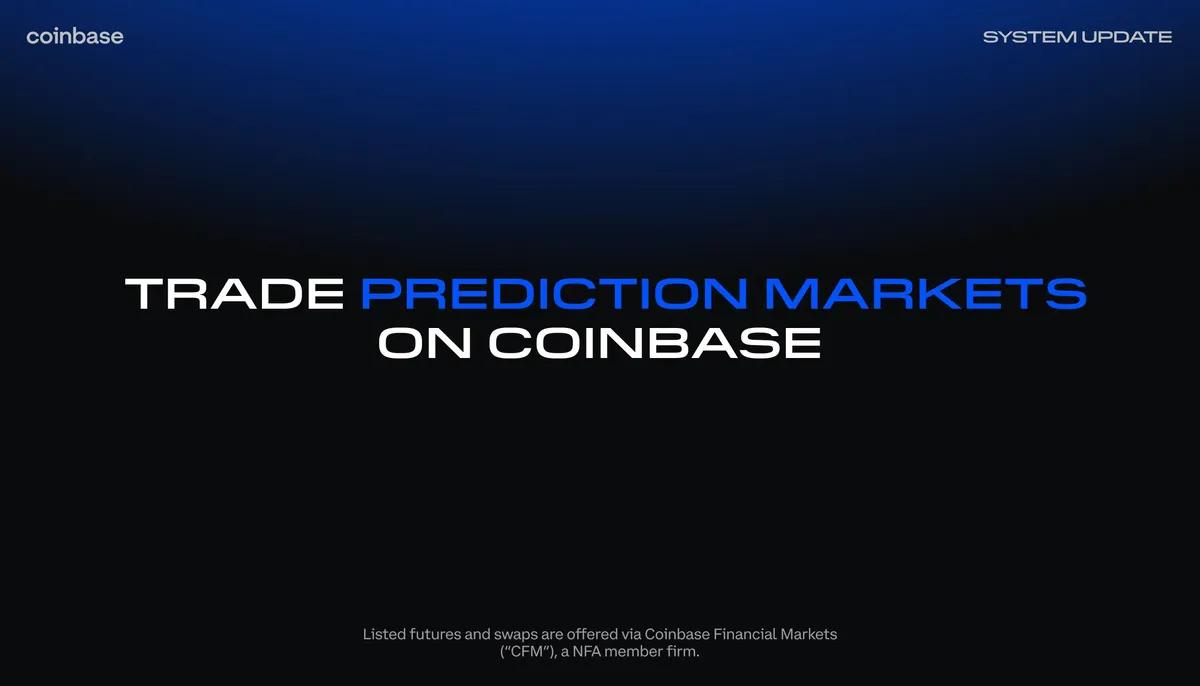 Coinbase lanza su propio mercado de predicciones
