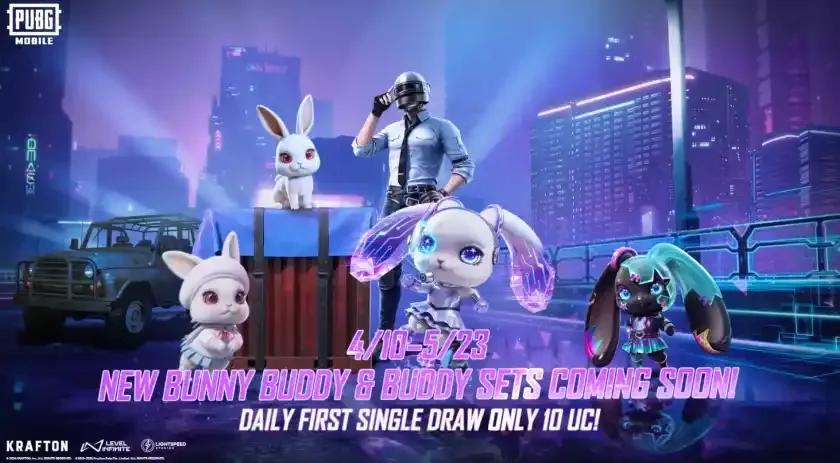 El evento Bunny Buddy de PUBG Mobile ya está en marcha: skins, recompensas y tiradas exclusivas