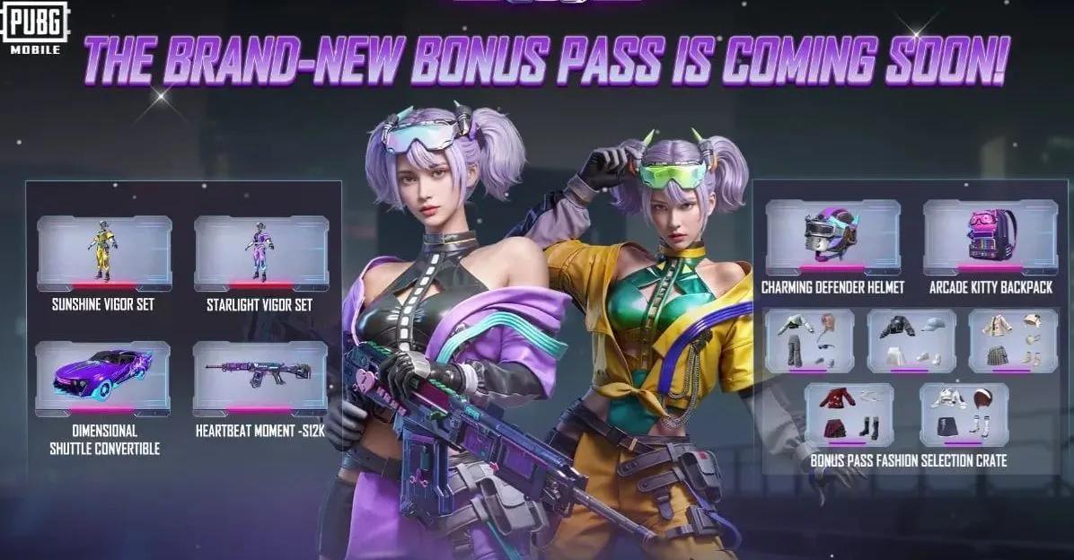 PUBG Mobile A18 Bonus Pass - Nuevas skins, recompensas y tema Cyberpunk revelados