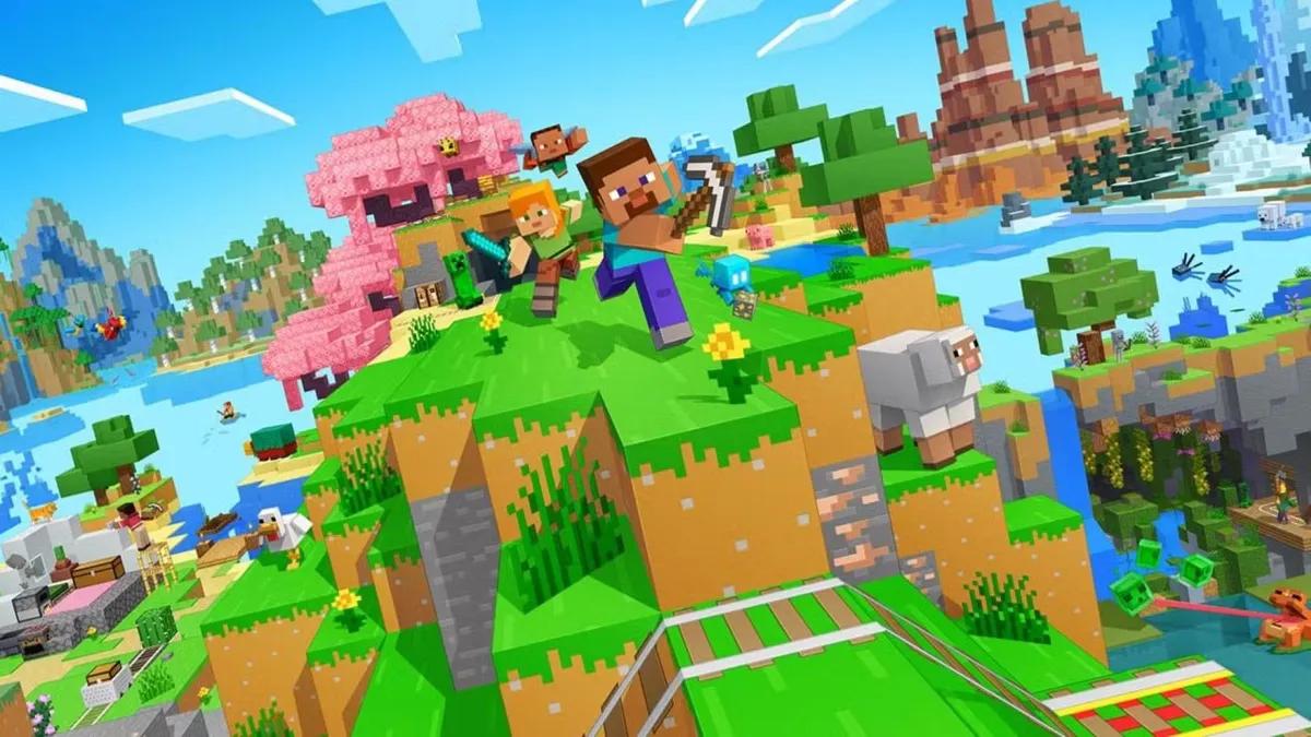 Minecraft revela un nuevo bioma de bosque moteado y el título de la secuela de la película.