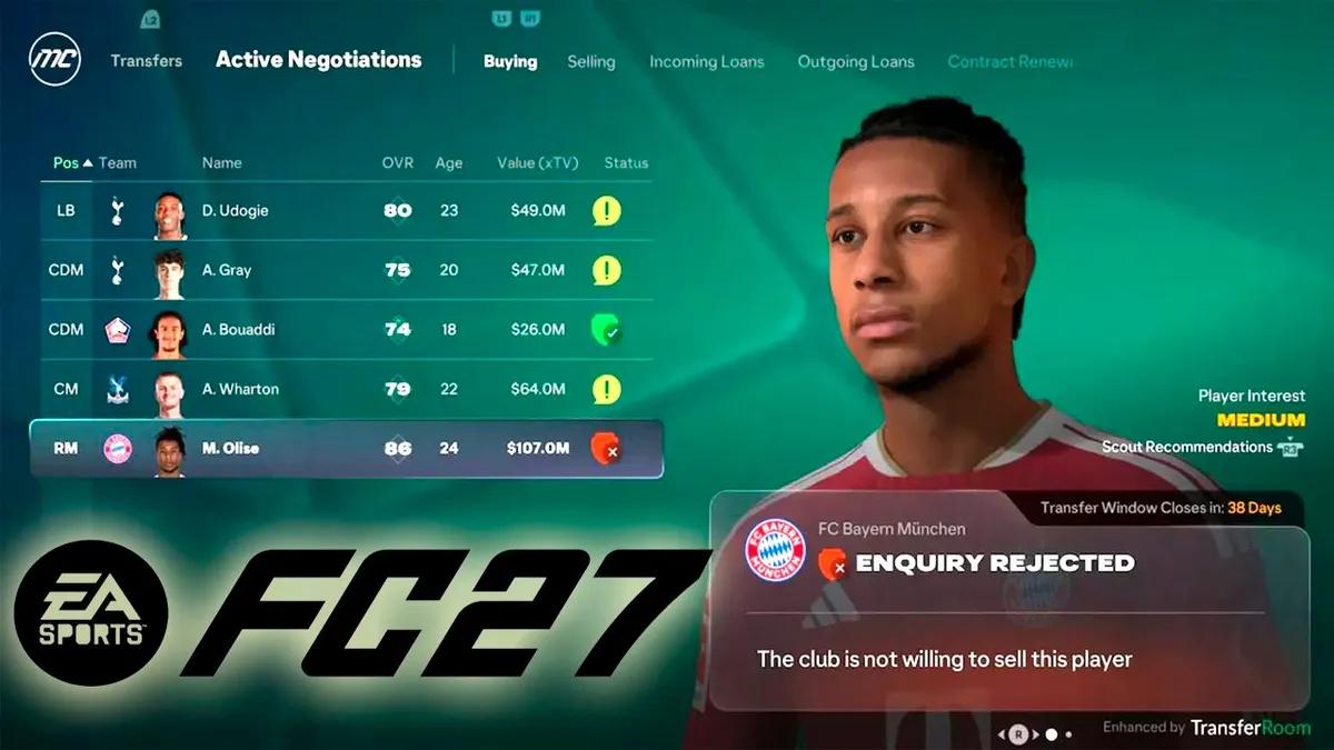 Electronic Arts ha revelado nuevos detalles y mejoras para el modo carrera de EA Sports FC 27