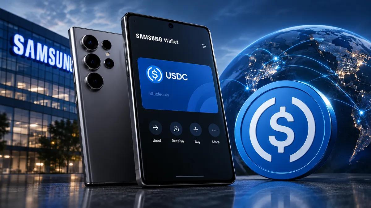 Samsung va a incorporar el USDC en 82 millones de teléfonos Galaxy