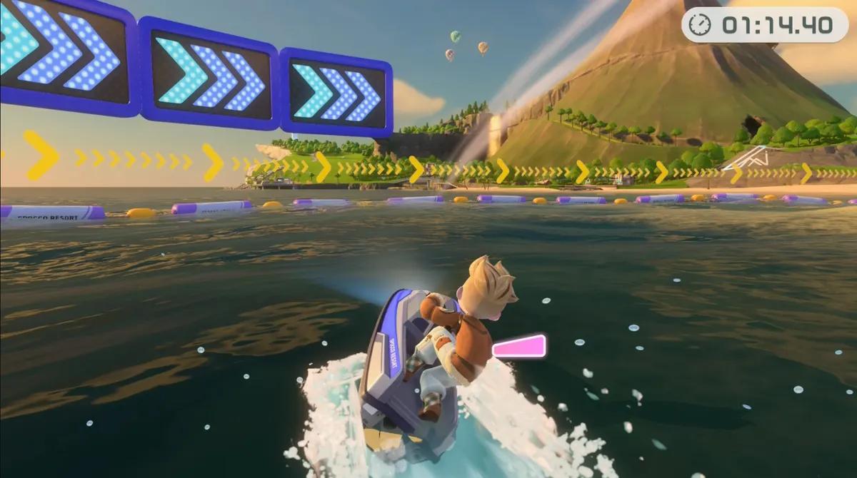 Nintendo Switch Sports Resort convierte la isla de Wuhu en un mundo abierto.