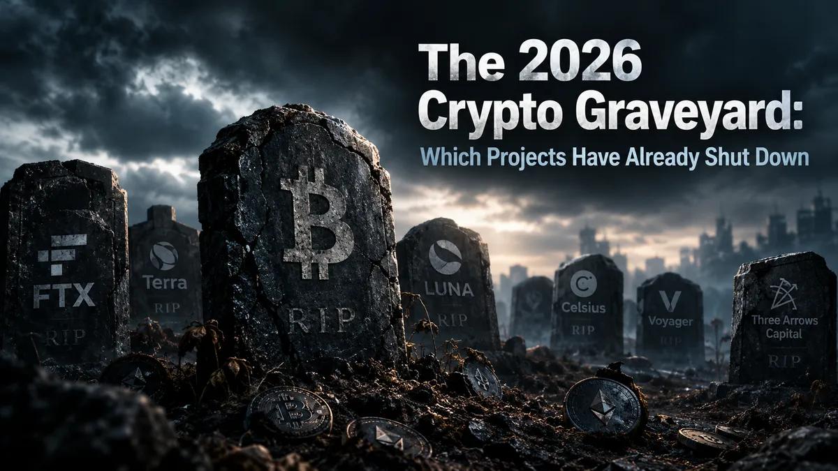 El cementerio de criptomonedas de 2026: ¿Qué proyectos ya han cerrado?