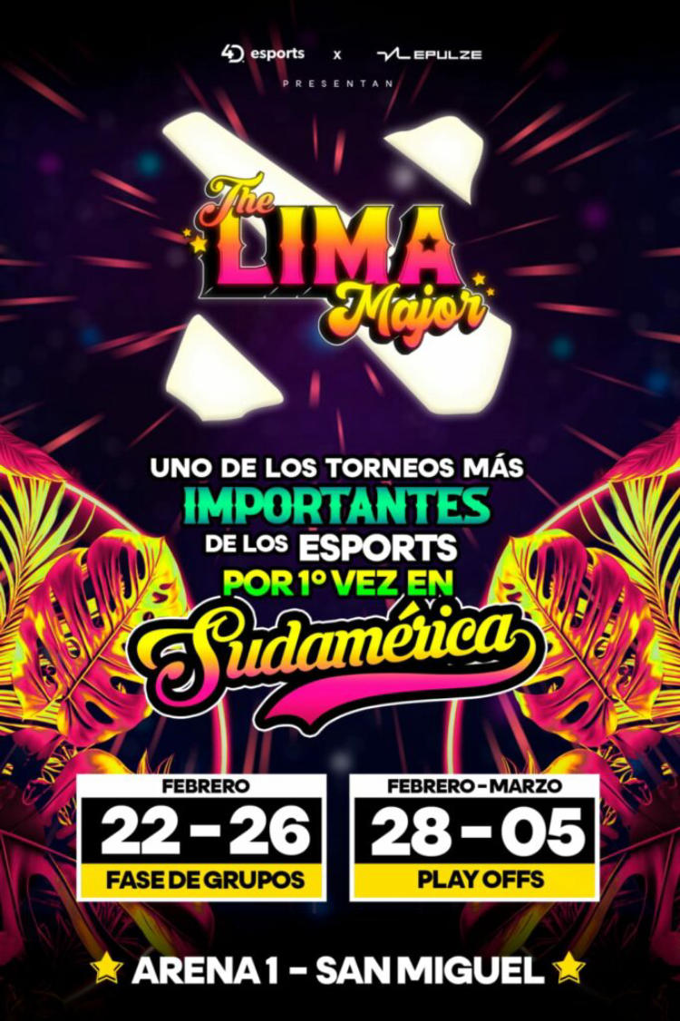 Se conoce la fecha de inicio de venta de boletos para el 4D Esports Lima Major 2023. Foto 1