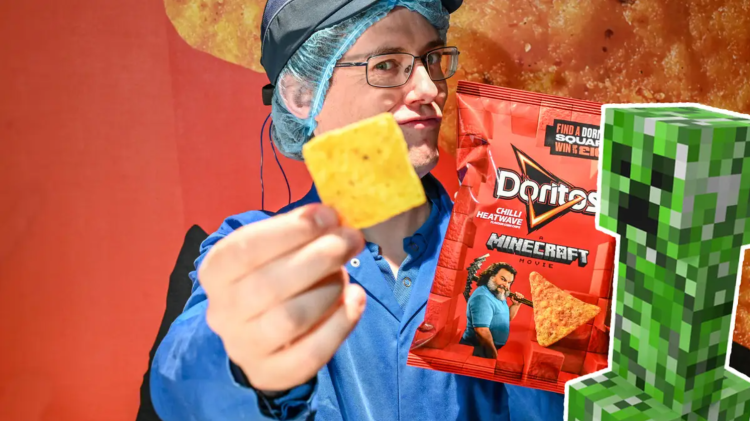 Doritos x Minecraft: Colaboración para promocionar la película Minecraft 1