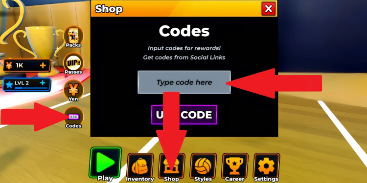 Roblox Haikyuu Legends Codes marzo 2025 2