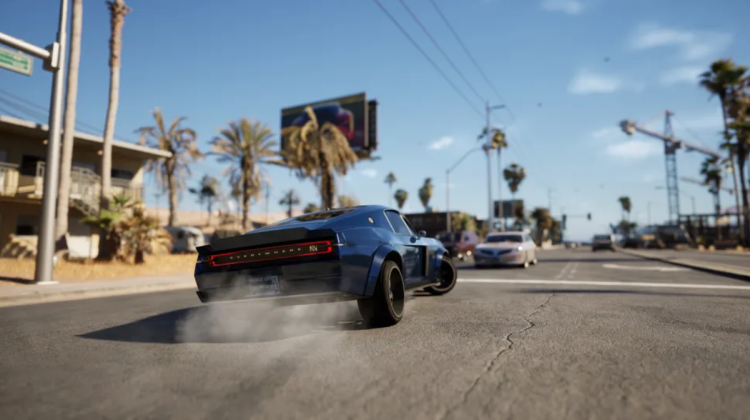 El nuevo juego de los desarrolladores de GTA te hace derrapar como si fuera una escena de película 4