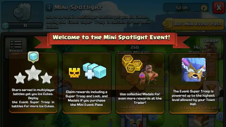 Clash of Clans Launches Super Yeti Mini Spotlight Event – May 2025 1