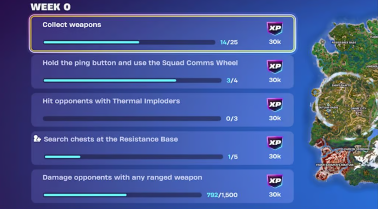 Todas las misiones y desafíos del capítulo 6 de la temporada 3 de Fortnite: Desglose completo 1