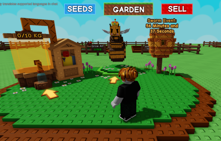 11 millones de jugadores gracias a que Bee Swarms: la actualización Grow a Garden se apoderó de Roblox 2