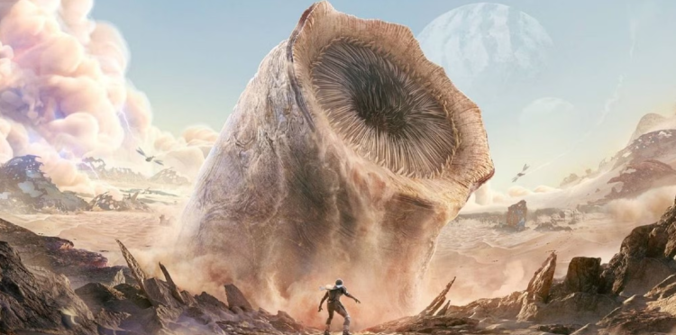 Los jugadores se alimentan de gusanos en Dune: Awakening 1