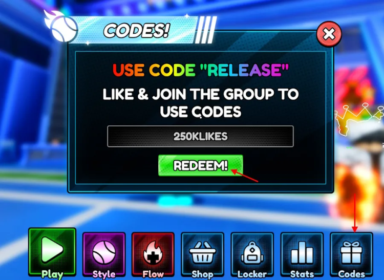 Roblox Tennis Zero Codes septiembre 2025 2