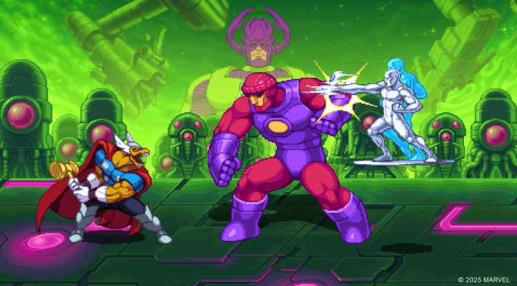 Tribute Games revisita los rincones cósmicos de Marvel con un Brawler 7 seguro y desigual