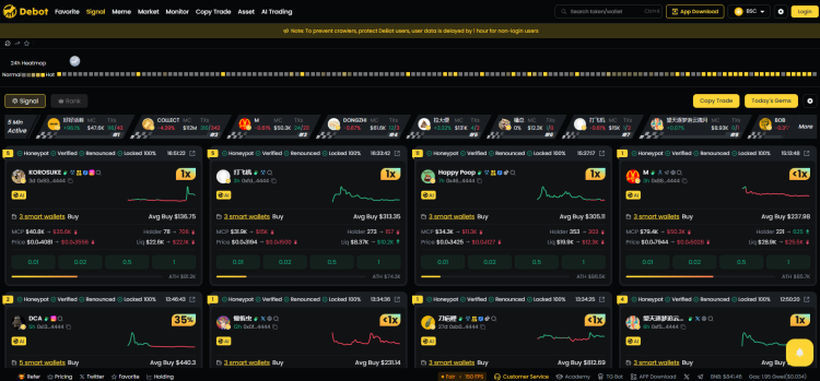 Se reporta una importante vulneración de seguridad en la plataforma criptográfica DeBot 1
