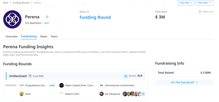 Perena: La infraestructura descentralizada para stablecoins en Solana atrae la atención de inversores y usuarios 1