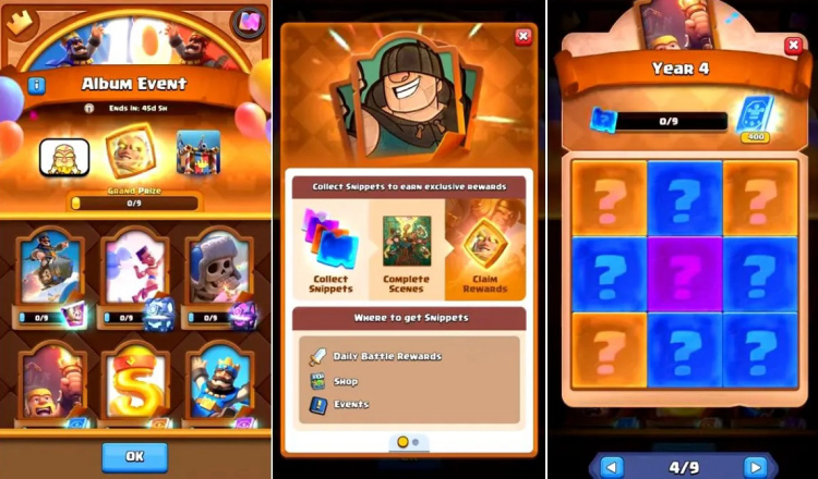 Explicación del evento del álbum de Clash Royale: Actualización de aniversario de marzo de 2026 1