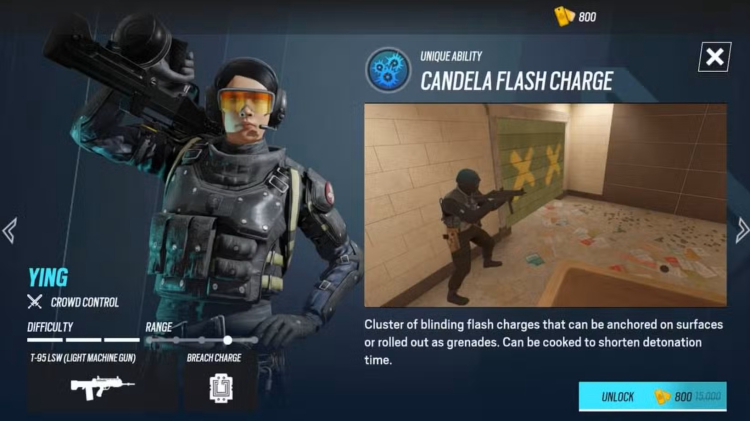 Lista de los mejores operadores de Rainbow Six Mobile (nivel 2)