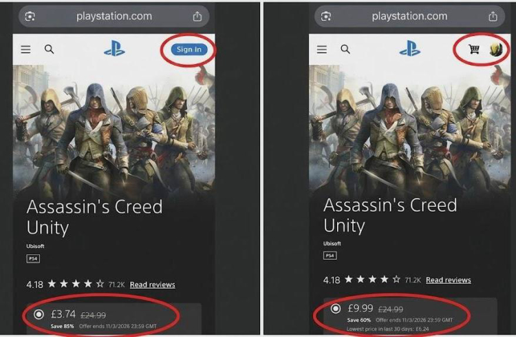 Sony Is Testing Different Game Prices in the PlayStation Store 2