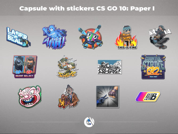 10 Years Birthday Stikcer Capsule: Revisión de las mejores pegatinas de aniversario CSGO. Photo 1