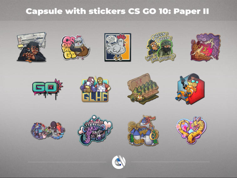 10 Years Birthday Stikcer Capsule: Revisión de las mejores pegatinas de aniversario CSGO. Photo 2