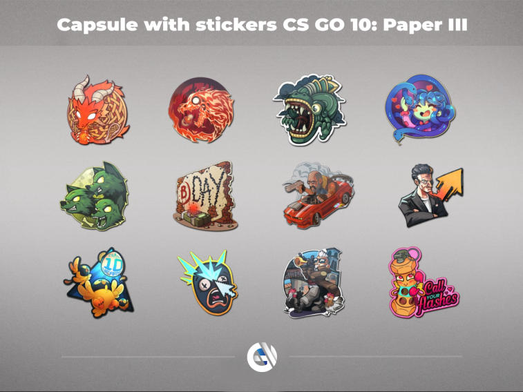 10 Years Birthday Stikcer Capsule: Revisión de las mejores pegatinas de aniversario CSGO. Photo 3