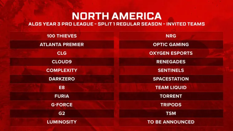 TSM cooperación extendida con la lista de Apex Legends. Photo 1